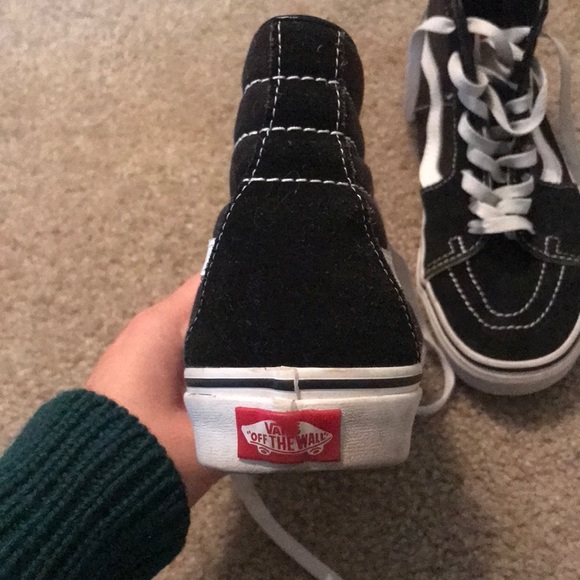 Black old school vans high tops - Picture 3 of 5